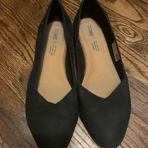 Toms Julie Flat- size 8